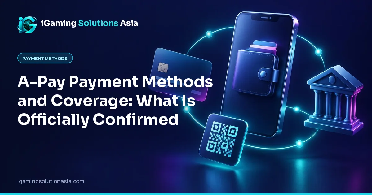 iGaming Solutions Asia cover: A-Pay Payment Methods and Coverage: What Is Officially Confirmed