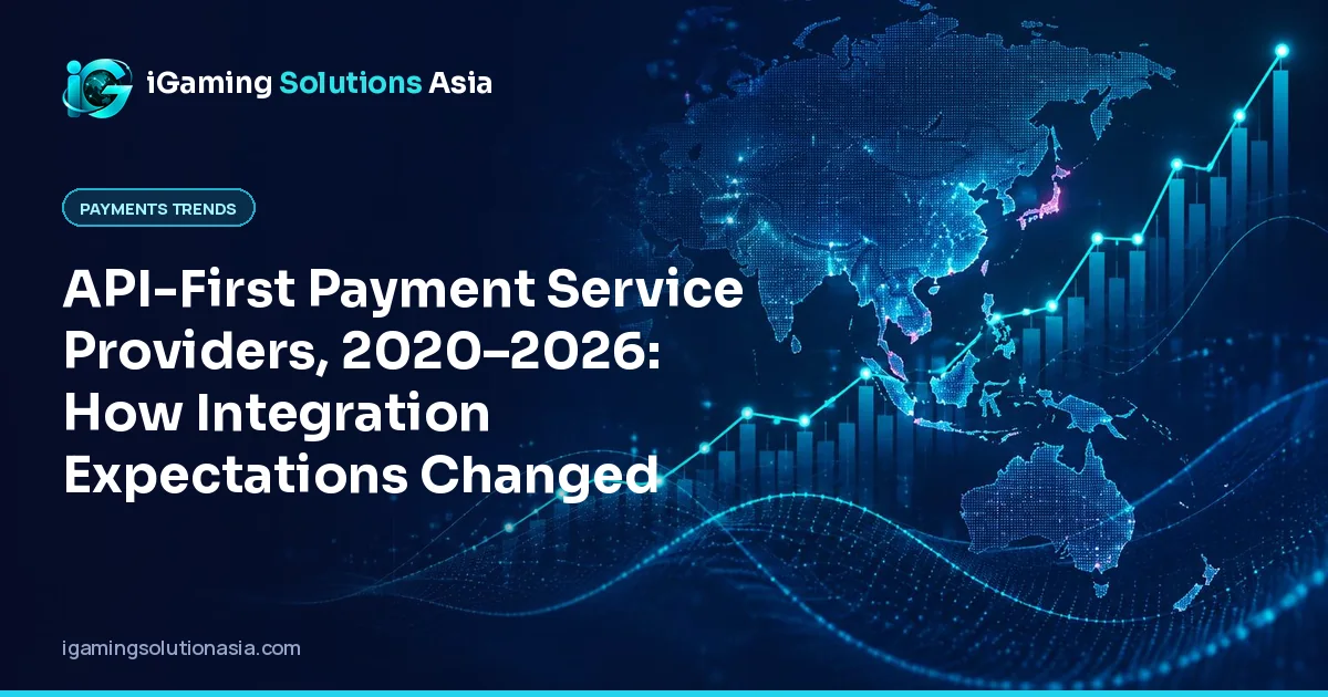 iGaming Solutions Asia cover: API-First Payment Service Providers, 2020–2026: How Integration Expectations Changed