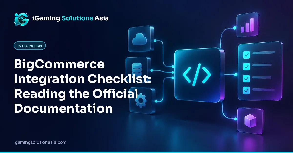 iGaming Solutions Asia cover: BigCommerce Integration Checklist: Reading the Official Documentation
