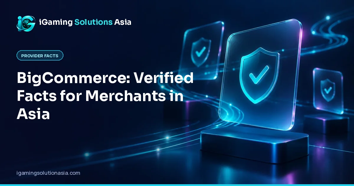 iGaming Solutions Asia cover: BigCommerce: Verified Facts for Merchants in Asia