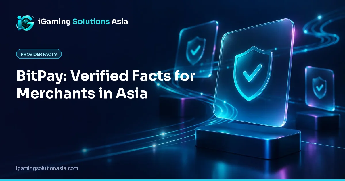 iGaming Solutions Asia cover: BitPay: Verified Facts for Merchants in Asia