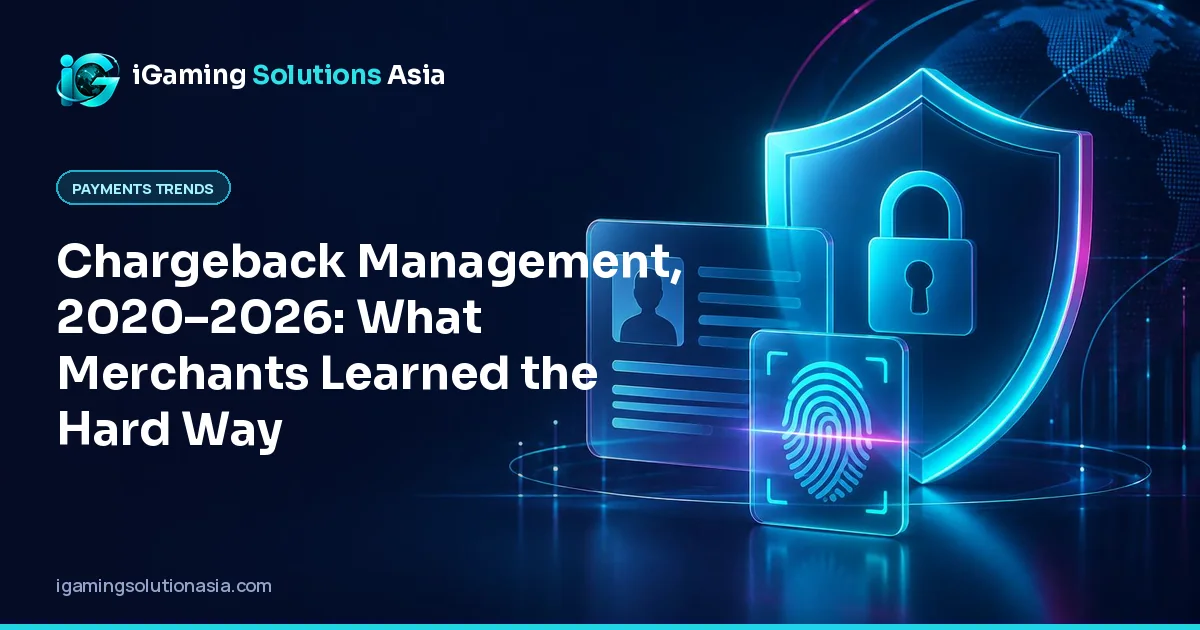 iGaming Solutions Asia cover: Chargeback Management, 2020–2026: What Merchants Learned the Hard Way