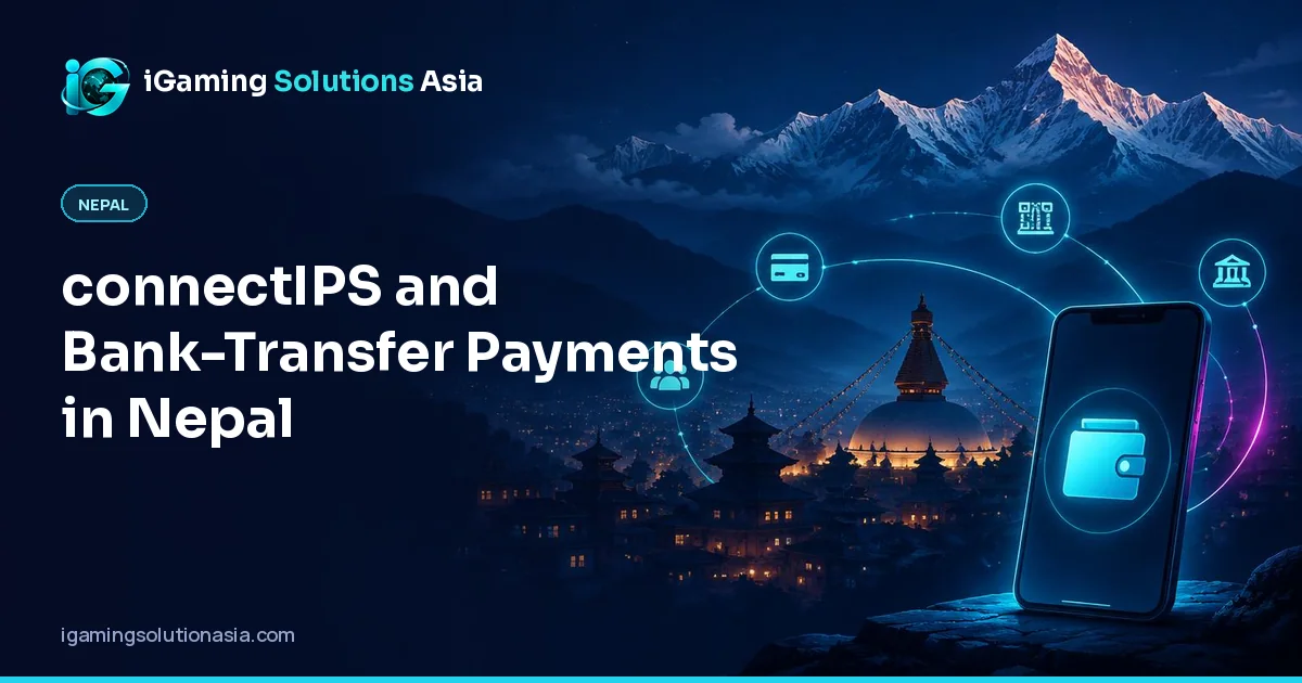 iGaming Solutions Asia cover: connectIPS and Bank-Transfer Payments in Nepal
