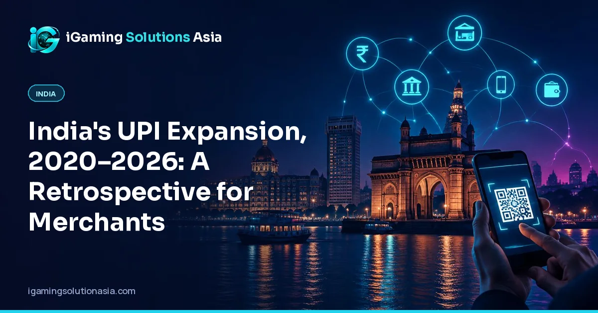 iGaming Solutions Asia cover: India's UPI Expansion, 2020–2026: A Retrospective for Merchants