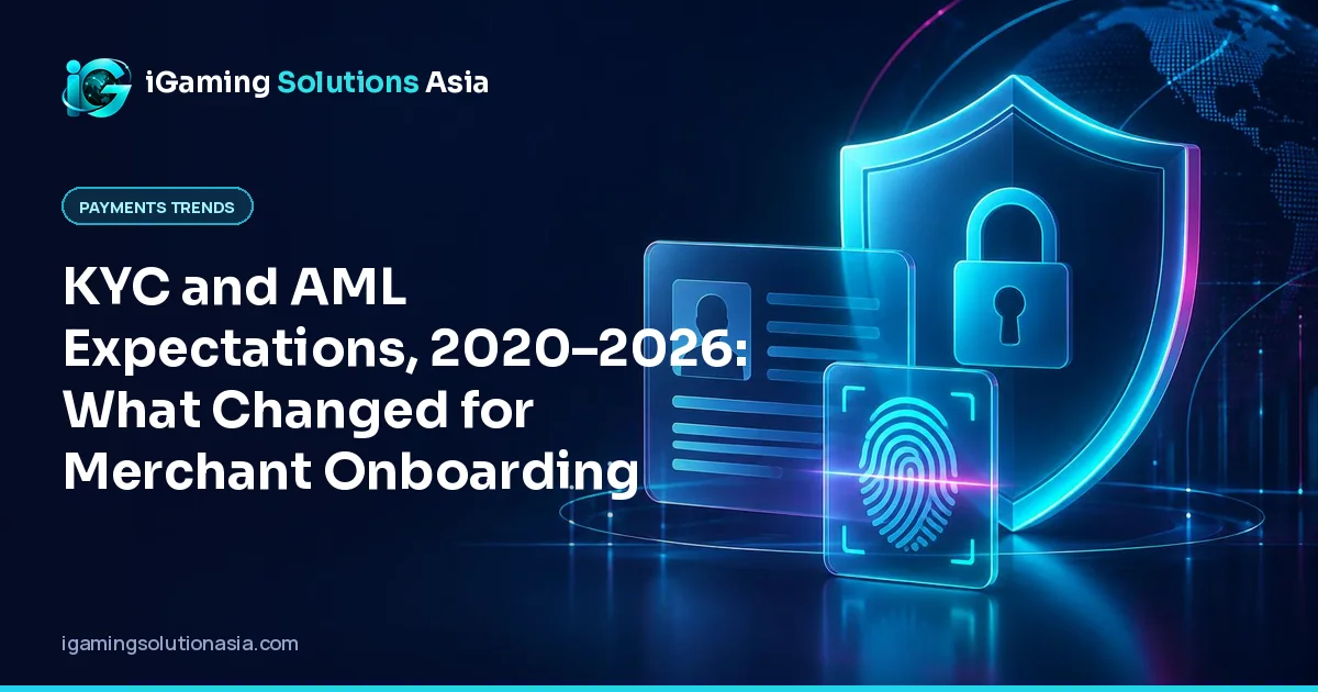 iGaming Solutions Asia cover: KYC and AML Expectations, 2020–2026: What Changed for Merchant Onboarding