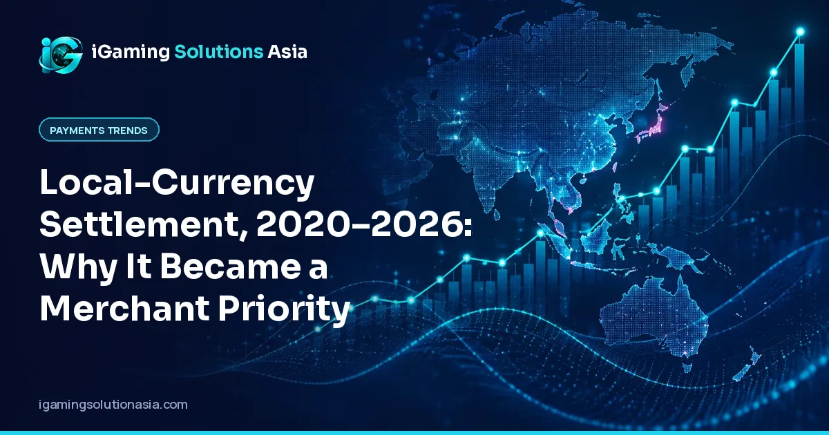 iGaming Solutions Asia cover: Local-Currency Settlement, 2020–2026: Why It Became a Merchant Priority