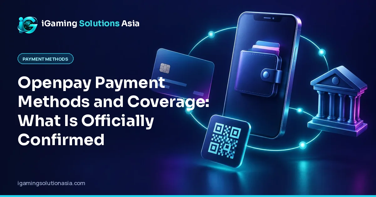 iGaming Solutions Asia cover: Openpay Payment Methods and Coverage: What Is Officially Confirmed