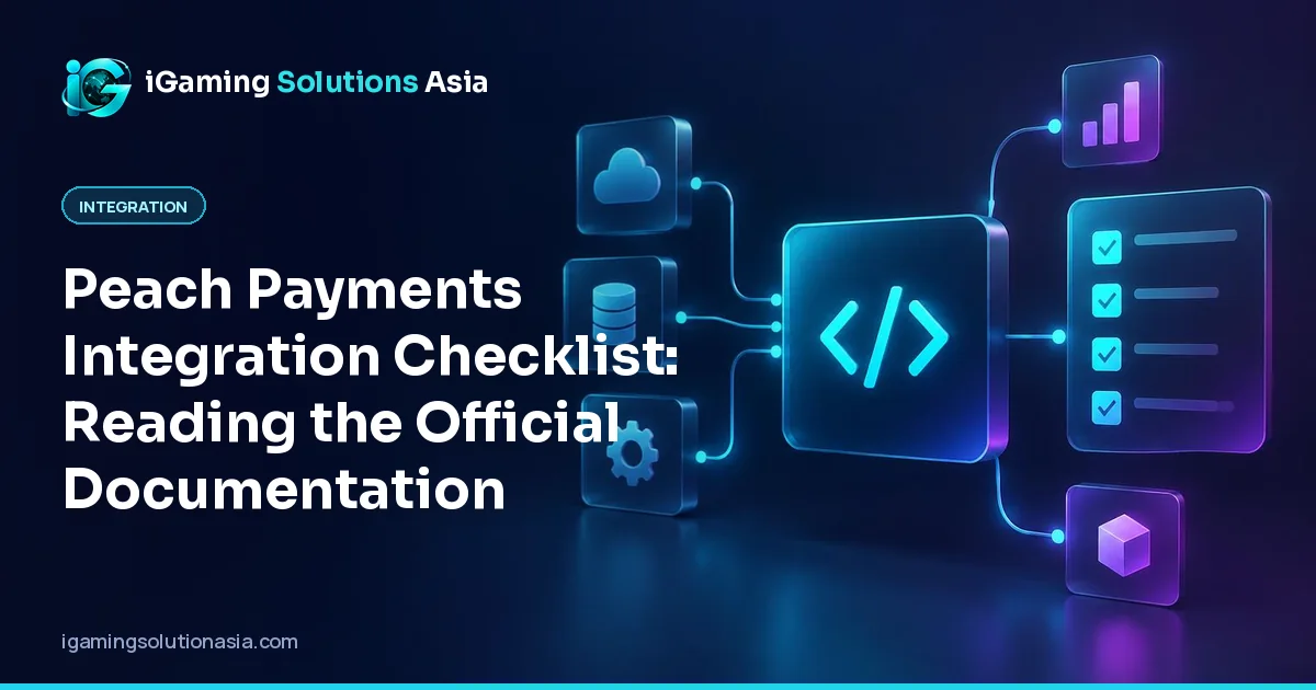 iGaming Solutions Asia cover: Peach Payments Integration Checklist: Reading the Official Documentation