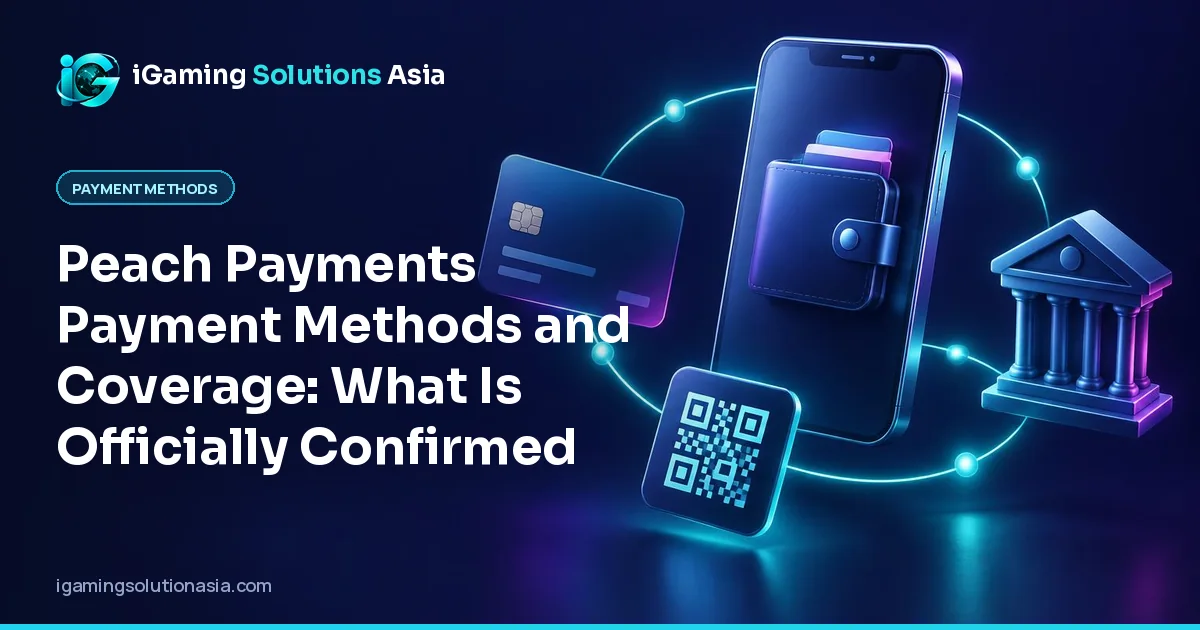 iGaming Solutions Asia cover: Peach Payments Payment Methods and Coverage: What Is Officially Confirmed