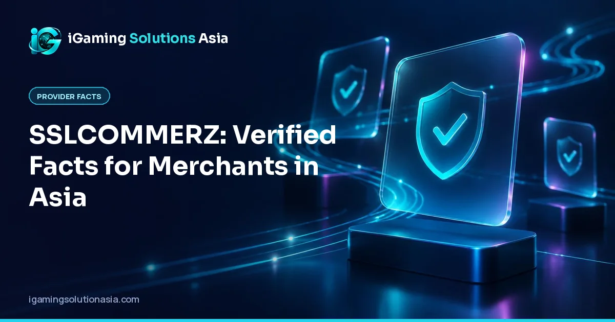 iGaming Solutions Asia cover: SSLCOMMERZ: Verified Facts for Merchants in Asia
